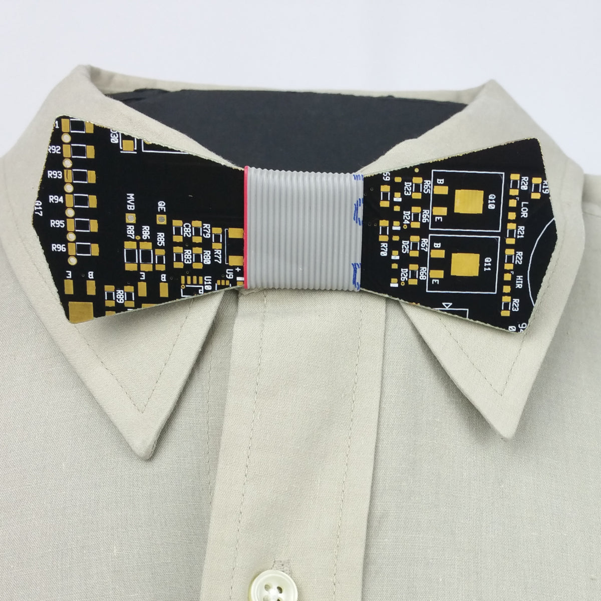 Black Circuit Board Bow Tie - TechWears Ltd