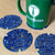 Blue Circuit Board Coaster Set (4) - TechWears Ltd