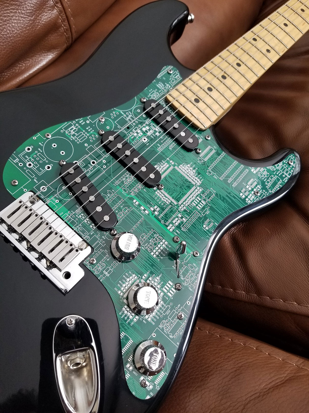 Circuit Board Guitar Pick Guard